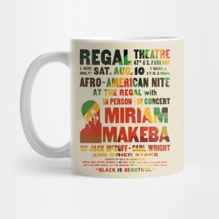 miriam makeba concert graphic Mug